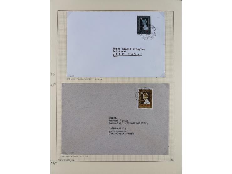 1856/1995, sehr umfangreiche Sammlung in 24 Bänden, dabei kleiner Teil Vor- und Mitläufer mit Belegen, Mi. 1-3 überkomplett u