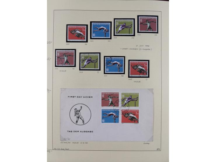 1856/1995, sehr umfangreiche Sammlung in 24 Bänden, dabei kleiner Teil Vor- und Mitläufer mit Belegen, Mi. 1-3 überkomplett u