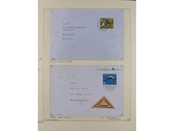 1856/1995, sehr umfangreiche Sammlung in 24 Bänden, dabei kleiner Teil Vor- und Mitläufer mit Belegen, Mi. 1-3 überkomplett u