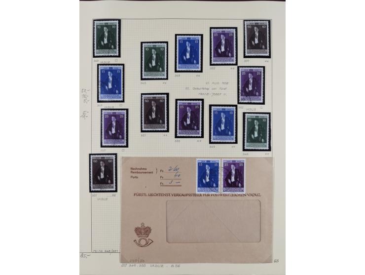 1856/1995, sehr umfangreiche Sammlung in 24 Bänden, dabei kleiner Teil Vor- und Mitläufer mit Belegen, Mi. 1-3 überkomplett u