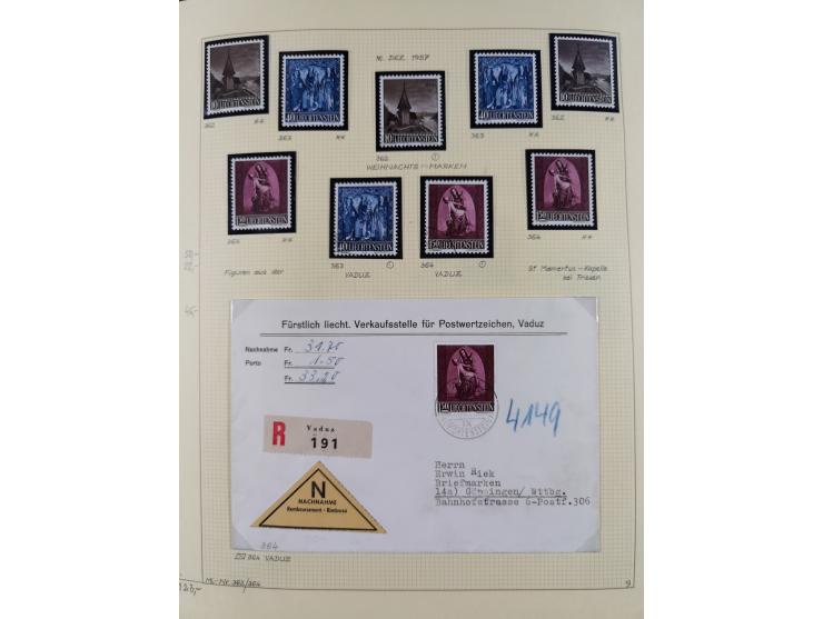 1856/1995, sehr umfangreiche Sammlung in 24 Bänden, dabei kleiner Teil Vor- und Mitläufer mit Belegen, Mi. 1-3 überkomplett u