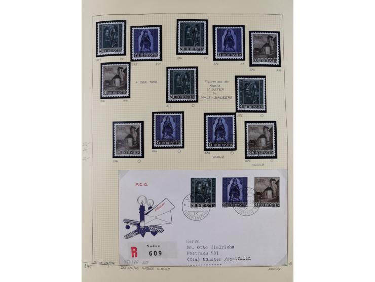 1856/1995, sehr umfangreiche Sammlung in 24 Bänden, dabei kleiner Teil Vor- und Mitläufer mit Belegen, Mi. 1-3 überkomplett u