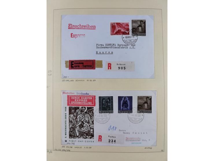 1856/1995, sehr umfangreiche Sammlung in 24 Bänden, dabei kleiner Teil Vor- und Mitläufer mit Belegen, Mi. 1-3 überkomplett u