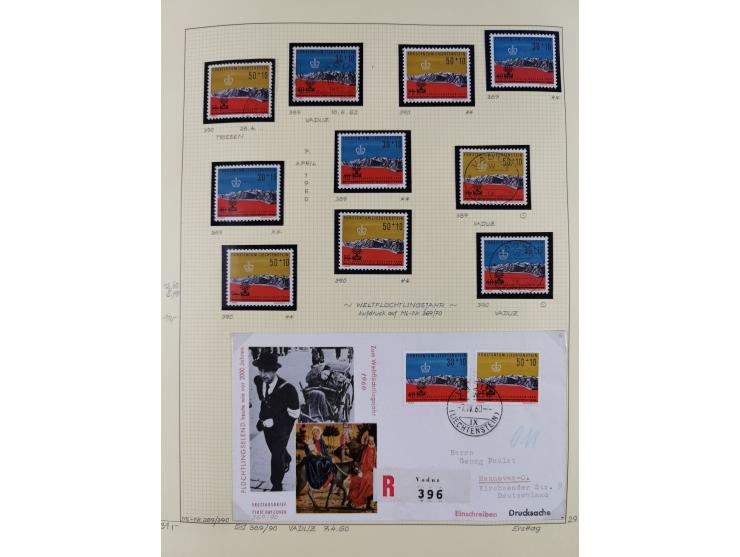 1856/1995, sehr umfangreiche Sammlung in 24 Bänden, dabei kleiner Teil Vor- und Mitläufer mit Belegen, Mi. 1-3 überkomplett u