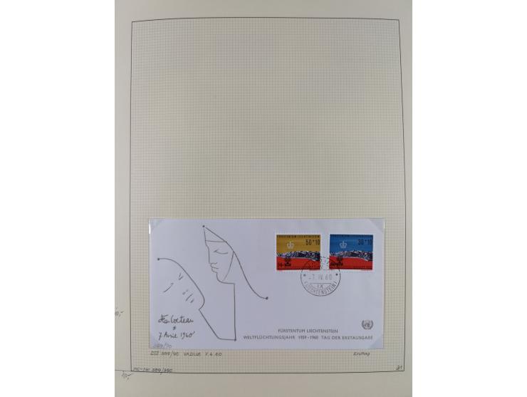 1856/1995, sehr umfangreiche Sammlung in 24 Bänden, dabei kleiner Teil Vor- und Mitläufer mit Belegen, Mi. 1-3 überkomplett u