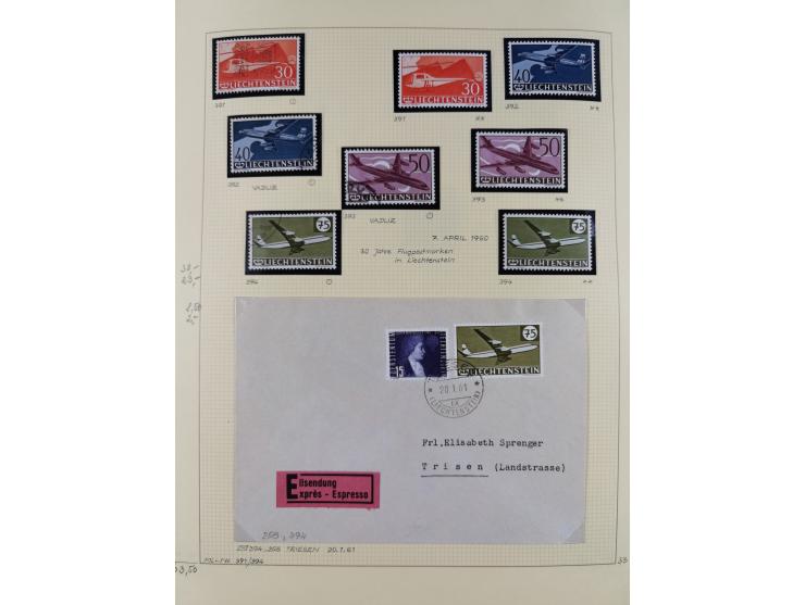 1856/1995, sehr umfangreiche Sammlung in 24 Bänden, dabei kleiner Teil Vor- und Mitläufer mit Belegen, Mi. 1-3 überkomplett u