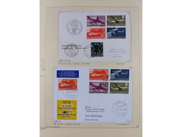 1856/1995, sehr umfangreiche Sammlung in 24 Bänden, dabei kleiner Teil Vor- und Mitläufer mit Belegen, Mi. 1-3 überkomplett u