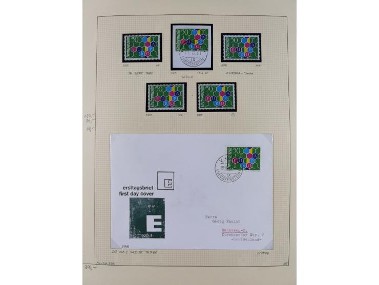 1856/1995, sehr umfangreiche Sammlung in 24 Bänden, dabei kleiner Teil Vor- und Mitläufer mit Belegen, Mi. 1-3 überkomplett u