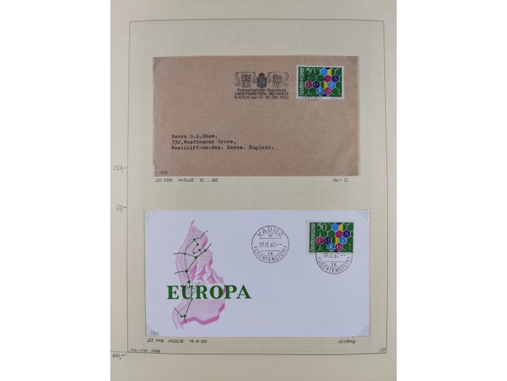 1856/1995, sehr umfangreiche Sammlung in 24 Bänden, dabei kleiner Teil Vor- und Mitläufer mit Belegen, Mi. 1-3 überkomplett u