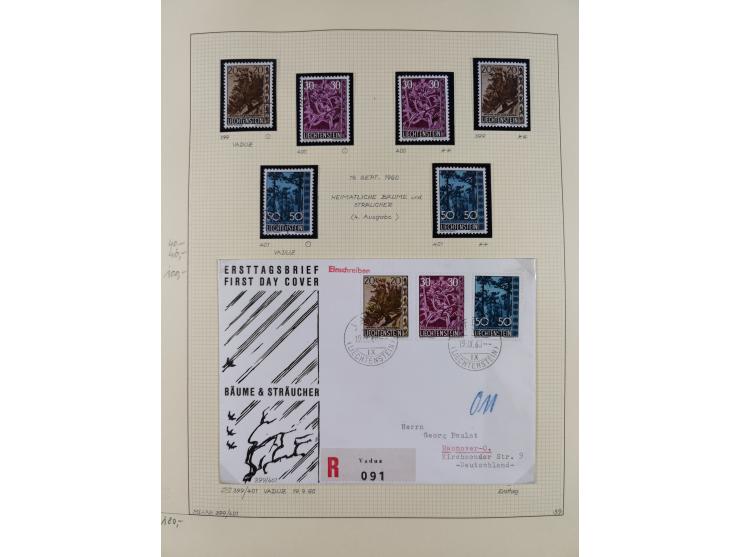 1856/1995, sehr umfangreiche Sammlung in 24 Bänden, dabei kleiner Teil Vor- und Mitläufer mit Belegen, Mi. 1-3 überkomplett u