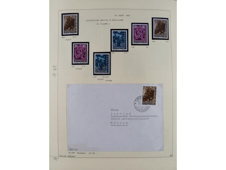 1856/1995, sehr umfangreiche Sammlung in 24 Bänden, dabei kleiner Teil Vor- und Mitläufer mit Belegen, Mi. 1-3 überkomplett u