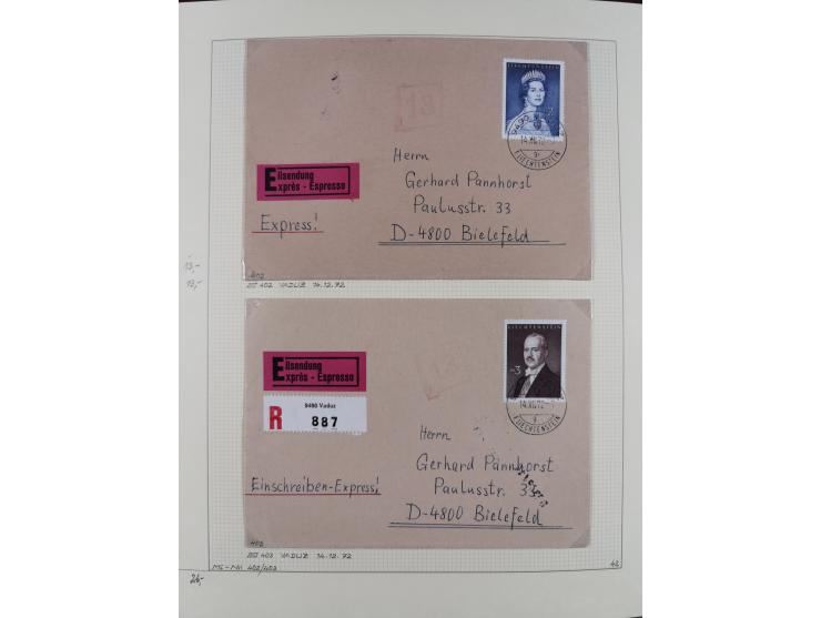 1856/1995, sehr umfangreiche Sammlung in 24 Bänden, dabei kleiner Teil Vor- und Mitläufer mit Belegen, Mi. 1-3 überkomplett u