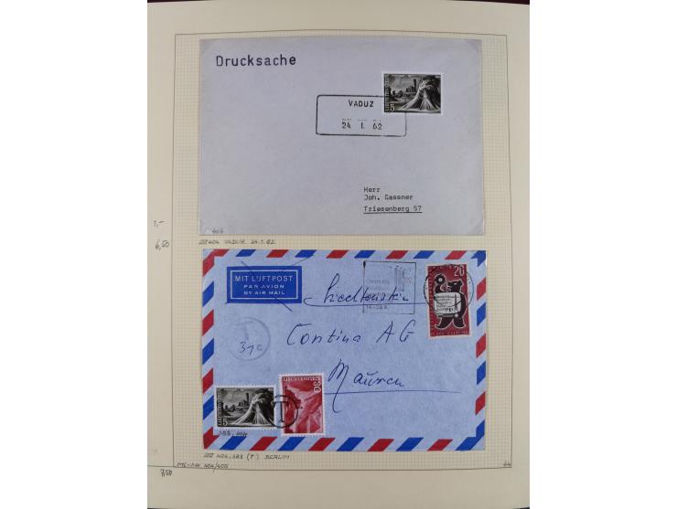 1856/1995, sehr umfangreiche Sammlung in 24 Bänden, dabei kleiner Teil Vor- und Mitläufer mit Belegen, Mi. 1-3 überkomplett u