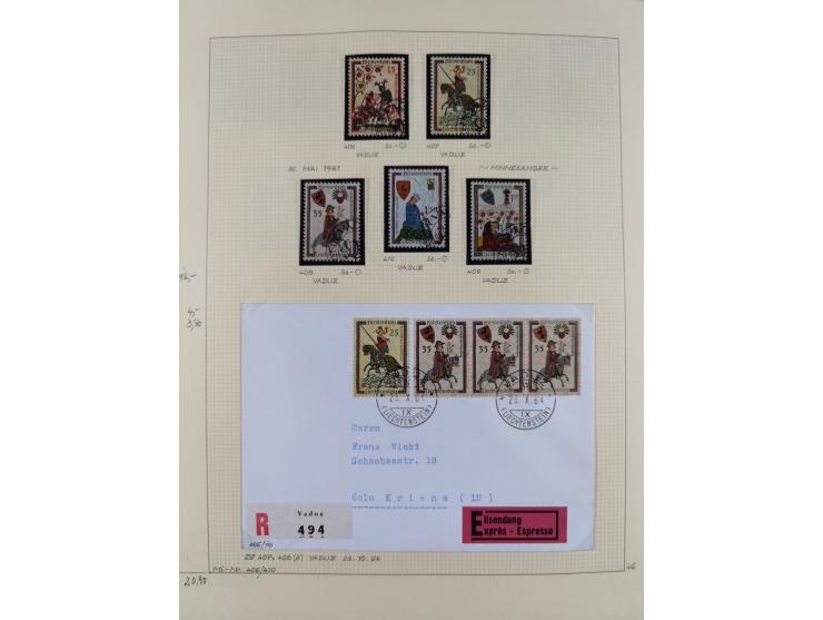 1856/1995, sehr umfangreiche Sammlung in 24 Bänden, dabei kleiner Teil Vor- und Mitläufer mit Belegen, Mi. 1-3 überkomplett u