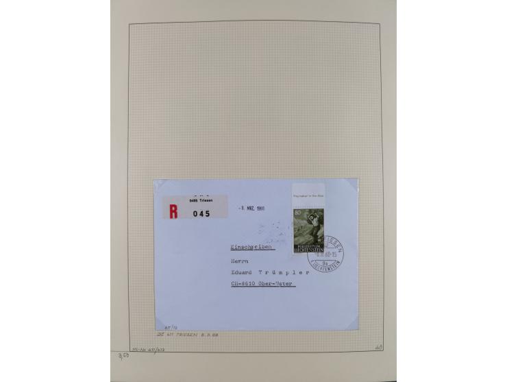 1856/1995, sehr umfangreiche Sammlung in 24 Bänden, dabei kleiner Teil Vor- und Mitläufer mit Belegen, Mi. 1-3 überkomplett u