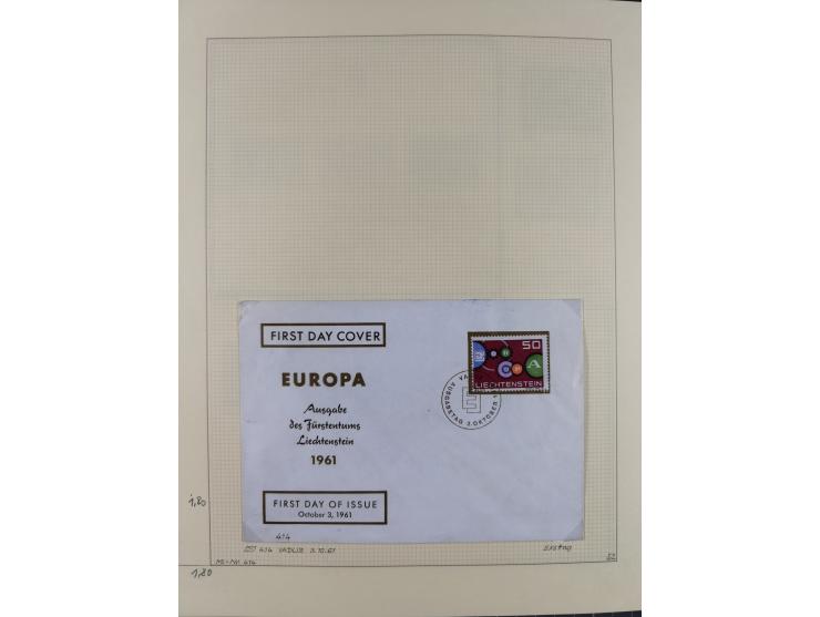 1856/1995, sehr umfangreiche Sammlung in 24 Bänden, dabei kleiner Teil Vor- und Mitläufer mit Belegen, Mi. 1-3 überkomplett u