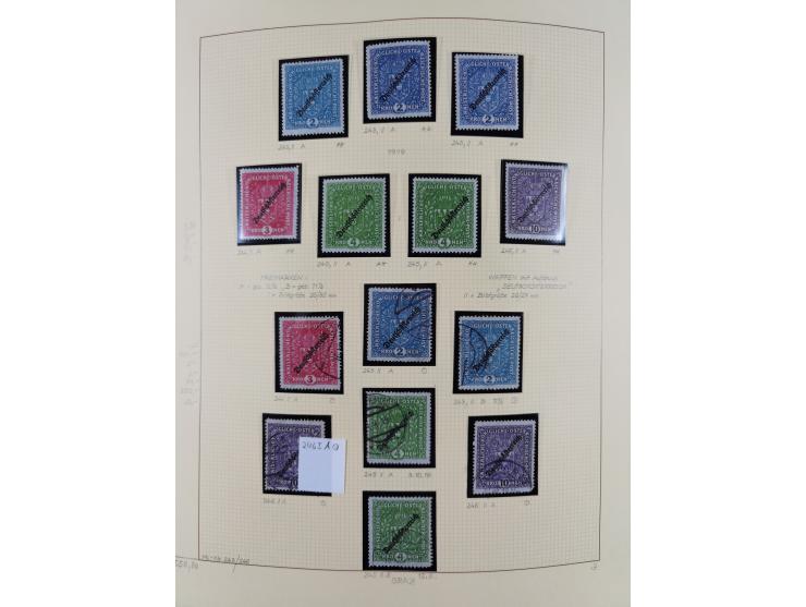 1918/2005, postfrische, anfangs teils ungebrauchte, und gestempelte Sammlung in 44 Alben und 2 Mappen. Vieles in beiden Erhal