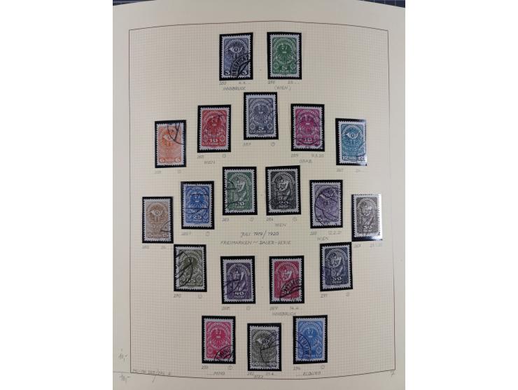 1918/2005, postfrische, anfangs teils ungebrauchte, und gestempelte Sammlung in 44 Alben und 2 Mappen. Vieles in beiden Erhal