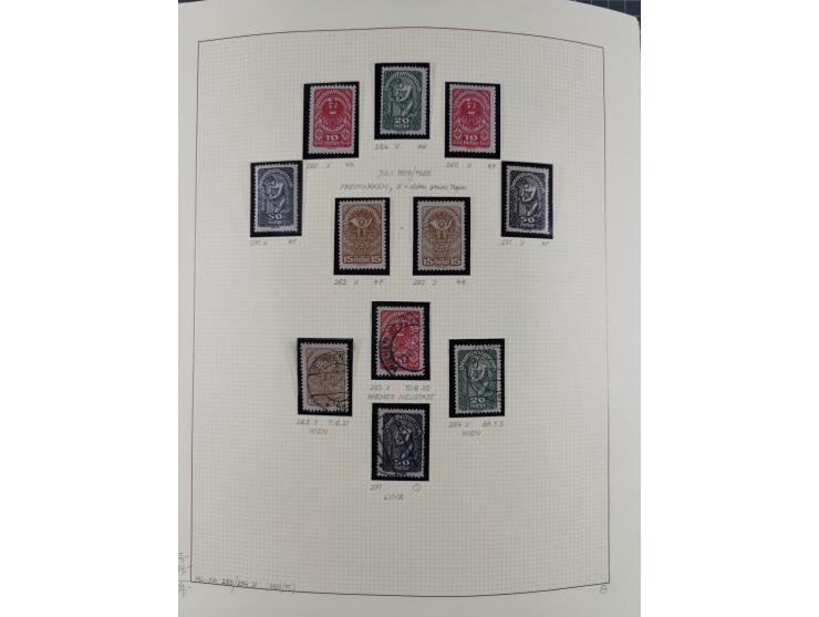 1918/2005, postfrische, anfangs teils ungebrauchte, und gestempelte Sammlung in 44 Alben und 2 Mappen. Vieles in beiden Erhal