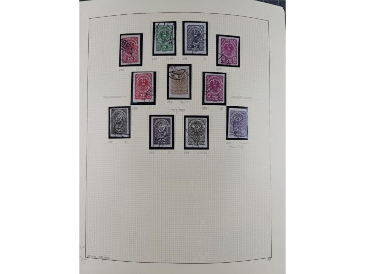 1918/2005, postfrische, anfangs teils ungebrauchte, und gestempelte Sammlung in 44 Alben und 2 Mappen. Vieles in beiden Erhal