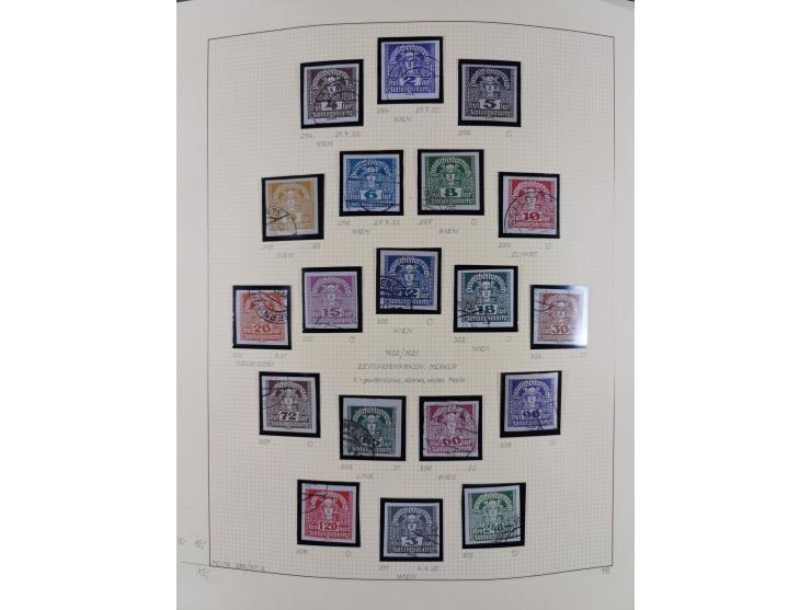 1918/2005, postfrische, anfangs teils ungebrauchte, und gestempelte Sammlung in 44 Alben und 2 Mappen. Vieles in beiden Erhal