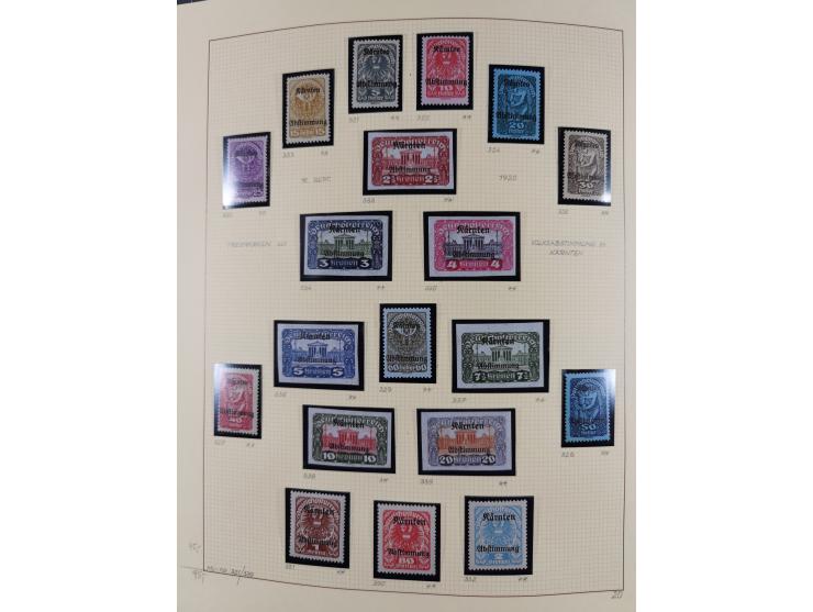1918/2005, postfrische, anfangs teils ungebrauchte, und gestempelte Sammlung in 44 Alben und 2 Mappen. Vieles in beiden Erhal