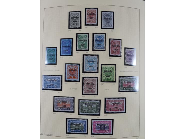 1918/2005, postfrische, anfangs teils ungebrauchte, und gestempelte Sammlung in 44 Alben und 2 Mappen. Vieles in beiden Erhal