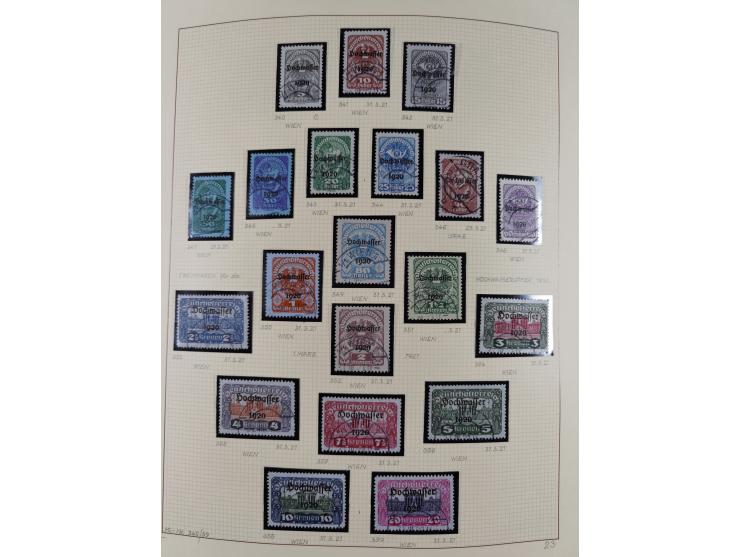 1918/2005, postfrische, anfangs teils ungebrauchte, und gestempelte Sammlung in 44 Alben und 2 Mappen. Vieles in beiden Erhal