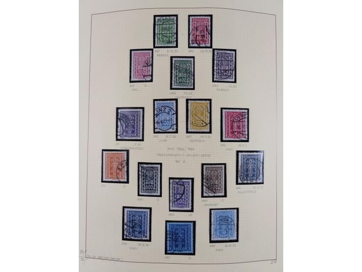 1918/2005, postfrische, anfangs teils ungebrauchte, und gestempelte Sammlung in 44 Alben und 2 Mappen. Vieles in beiden Erhal