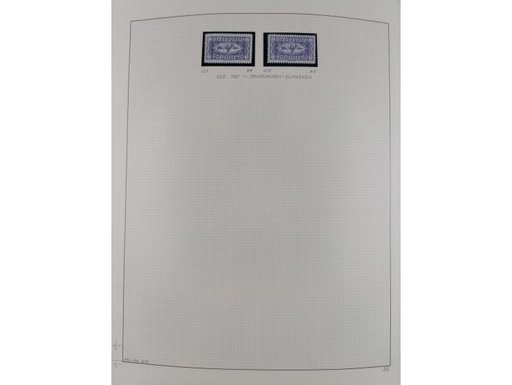 1918/2005, postfrische, anfangs teils ungebrauchte, und gestempelte Sammlung in 44 Alben und 2 Mappen. Vieles in beiden Erhal