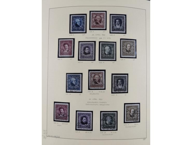 1918/2005, postfrische, anfangs teils ungebrauchte, und gestempelte Sammlung in 44 Alben und 2 Mappen. Vieles in beiden Erhal