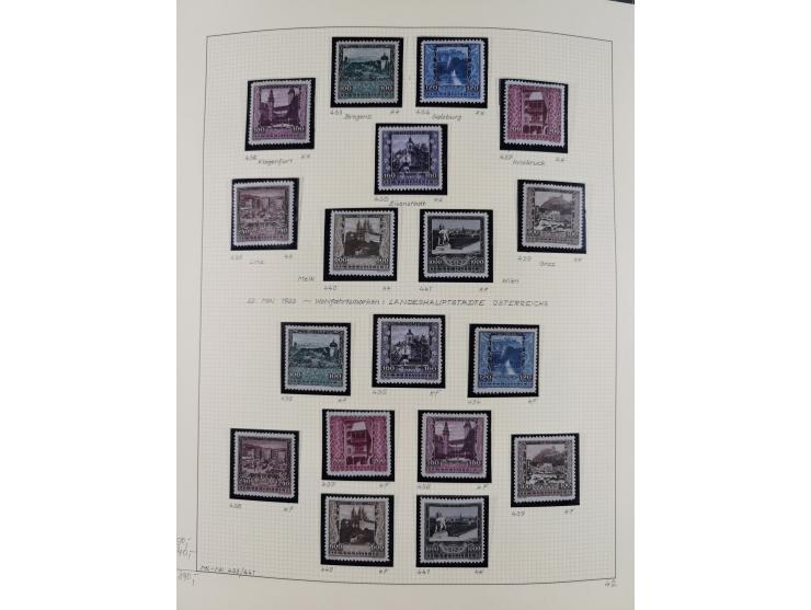1918/2005, postfrische, anfangs teils ungebrauchte, und gestempelte Sammlung in 44 Alben und 2 Mappen. Vieles in beiden Erhal