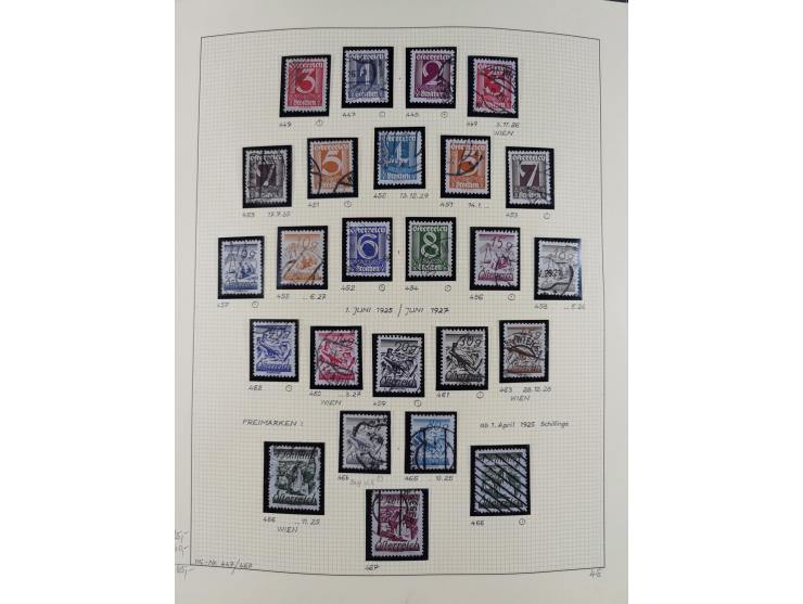 1918/2005, postfrische, anfangs teils ungebrauchte, und gestempelte Sammlung in 44 Alben und 2 Mappen. Vieles in beiden Erhal
