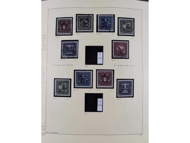 1918/2005, postfrische, anfangs teils ungebrauchte, und gestempelte Sammlung in 44 Alben und 2 Mappen. Vieles in beiden Erhal