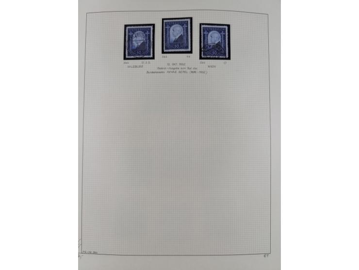 1918/2005, postfrische, anfangs teils ungebrauchte, und gestempelte Sammlung in 44 Alben und 2 Mappen. Vieles in beiden Erhal