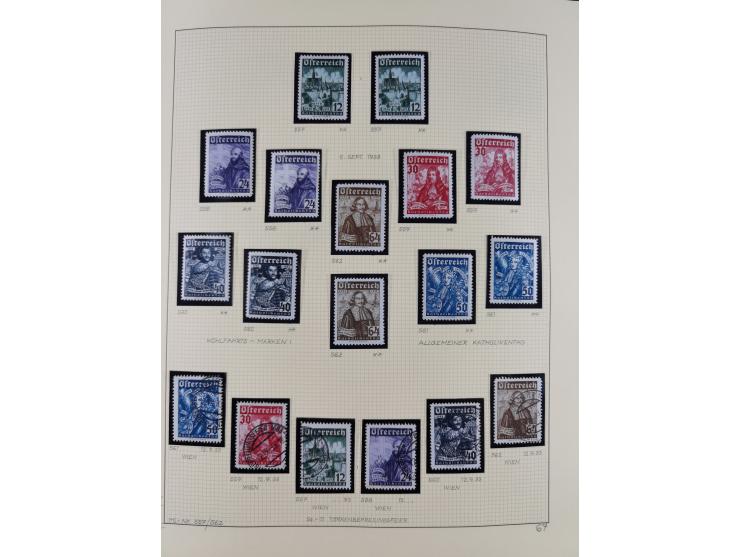 1918/2005, postfrische, anfangs teils ungebrauchte, und gestempelte Sammlung in 44 Alben und 2 Mappen. Vieles in beiden Erhal