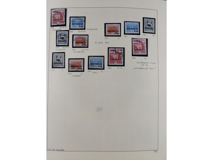 1918/2005, postfrische, anfangs teils ungebrauchte, und gestempelte Sammlung in 44 Alben und 2 Mappen. Vieles in beiden Erhal