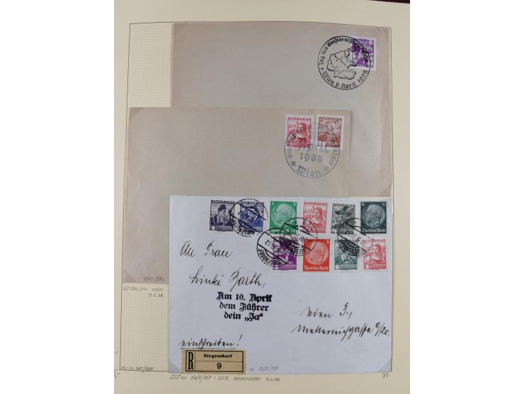 1918/2005, postfrische, anfangs teils ungebrauchte, und gestempelte Sammlung in 44 Alben und 2 Mappen. Vieles in beiden Erhal