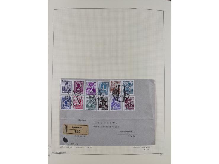 1918/2005, postfrische, anfangs teils ungebrauchte, und gestempelte Sammlung in 44 Alben und 2 Mappen. Vieles in beiden Erhal