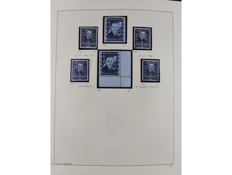 1918/2005, postfrische, anfangs teils ungebrauchte, und gestempelte Sammlung in 44 Alben und 2 Mappen. Vieles in beiden Erhal