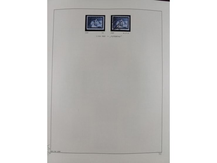 1918/2005, postfrische, anfangs teils ungebrauchte, und gestempelte Sammlung in 44 Alben und 2 Mappen. Vieles in beiden Erhal