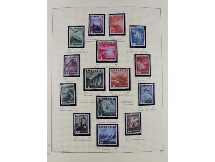 1918/2005, postfrische, anfangs teils ungebrauchte, und gestempelte Sammlung in 44 Alben und 2 Mappen. Vieles in beiden Erhal