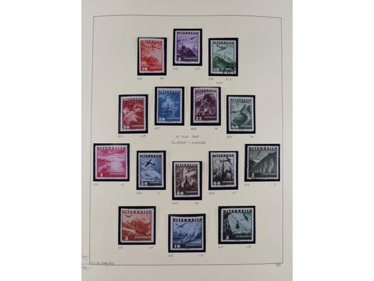 1918/2005, postfrische, anfangs teils ungebrauchte, und gestempelte Sammlung in 44 Alben und 2 Mappen. Vieles in beiden Erhal