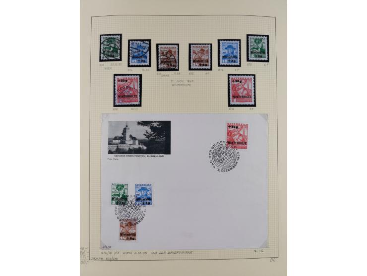 1918/2005, postfrische, anfangs teils ungebrauchte, und gestempelte Sammlung in 44 Alben und 2 Mappen. Vieles in beiden Erhal