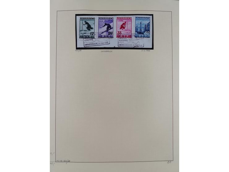 1918/2005, postfrische, anfangs teils ungebrauchte, und gestempelte Sammlung in 44 Alben und 2 Mappen. Vieles in beiden Erhal