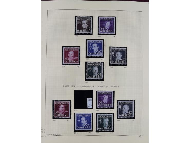 1918/2005, postfrische, anfangs teils ungebrauchte, und gestempelte Sammlung in 44 Alben und 2 Mappen. Vieles in beiden Erhal