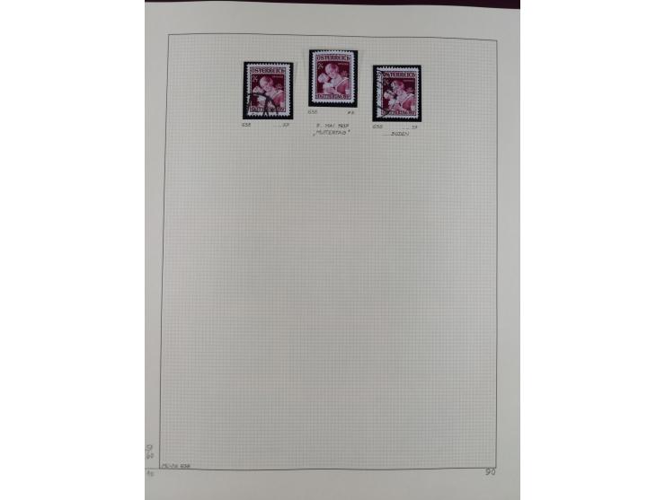 1918/2005, postfrische, anfangs teils ungebrauchte, und gestempelte Sammlung in 44 Alben und 2 Mappen. Vieles in beiden Erhal