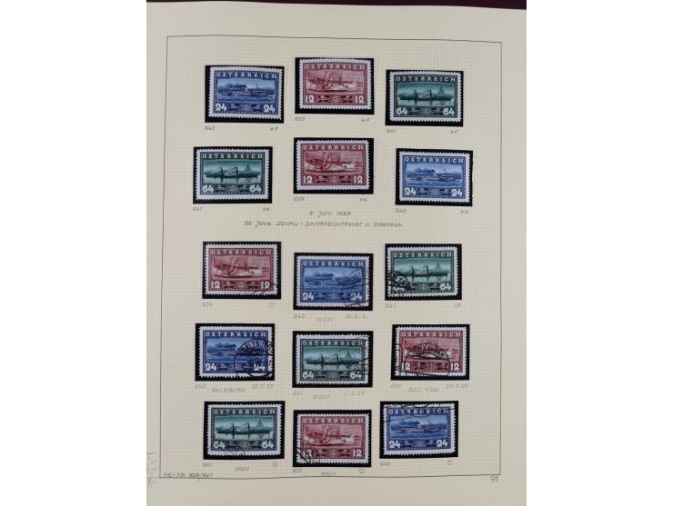 1918/2005, postfrische, anfangs teils ungebrauchte, und gestempelte Sammlung in 44 Alben und 2 Mappen. Vieles in beiden Erhal