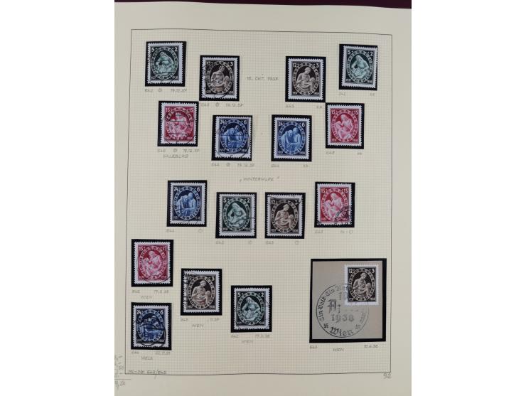 1918/2005, postfrische, anfangs teils ungebrauchte, und gestempelte Sammlung in 44 Alben und 2 Mappen. Vieles in beiden Erhal