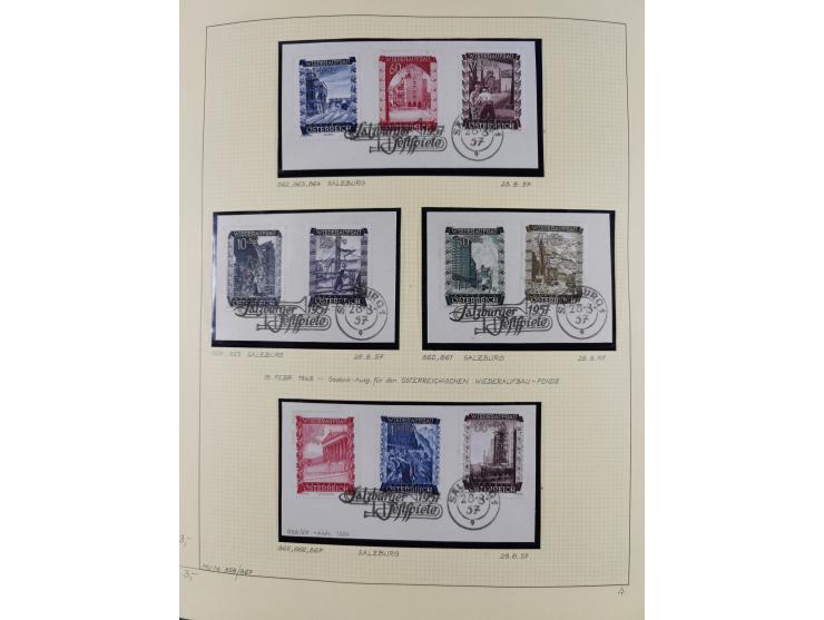 1918/2005, postfrische, anfangs teils ungebrauchte, und gestempelte Sammlung in 44 Alben und 2 Mappen. Vieles in beiden Erhal